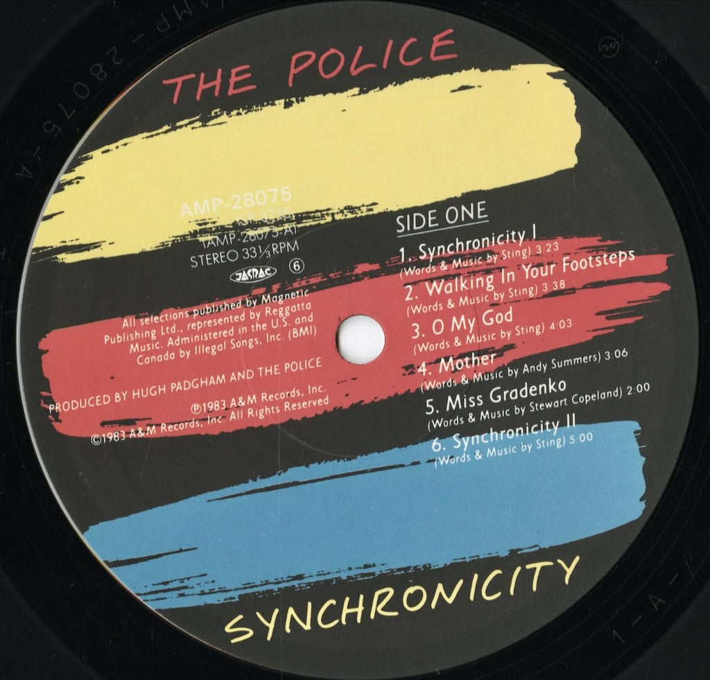 Police - Synchronicity (AMP-28075) LP 1983 JPN A&M|中古LP
