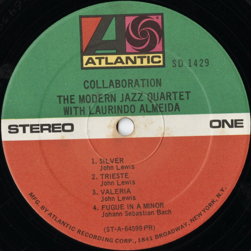 The Modern Jazz Quartet With Laurindo Almeida / モダン・ジャズ・カルテット ローリンド・アルメイダ / Collaboration (SD 1429)