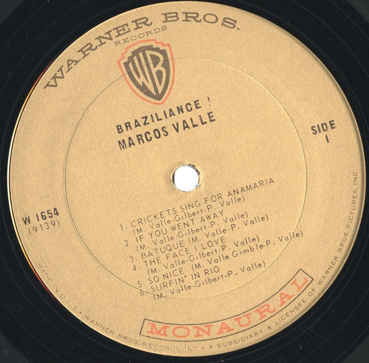 Marcos Valle / マルコス・ヴァーリ / Braziliance! (W 1654)