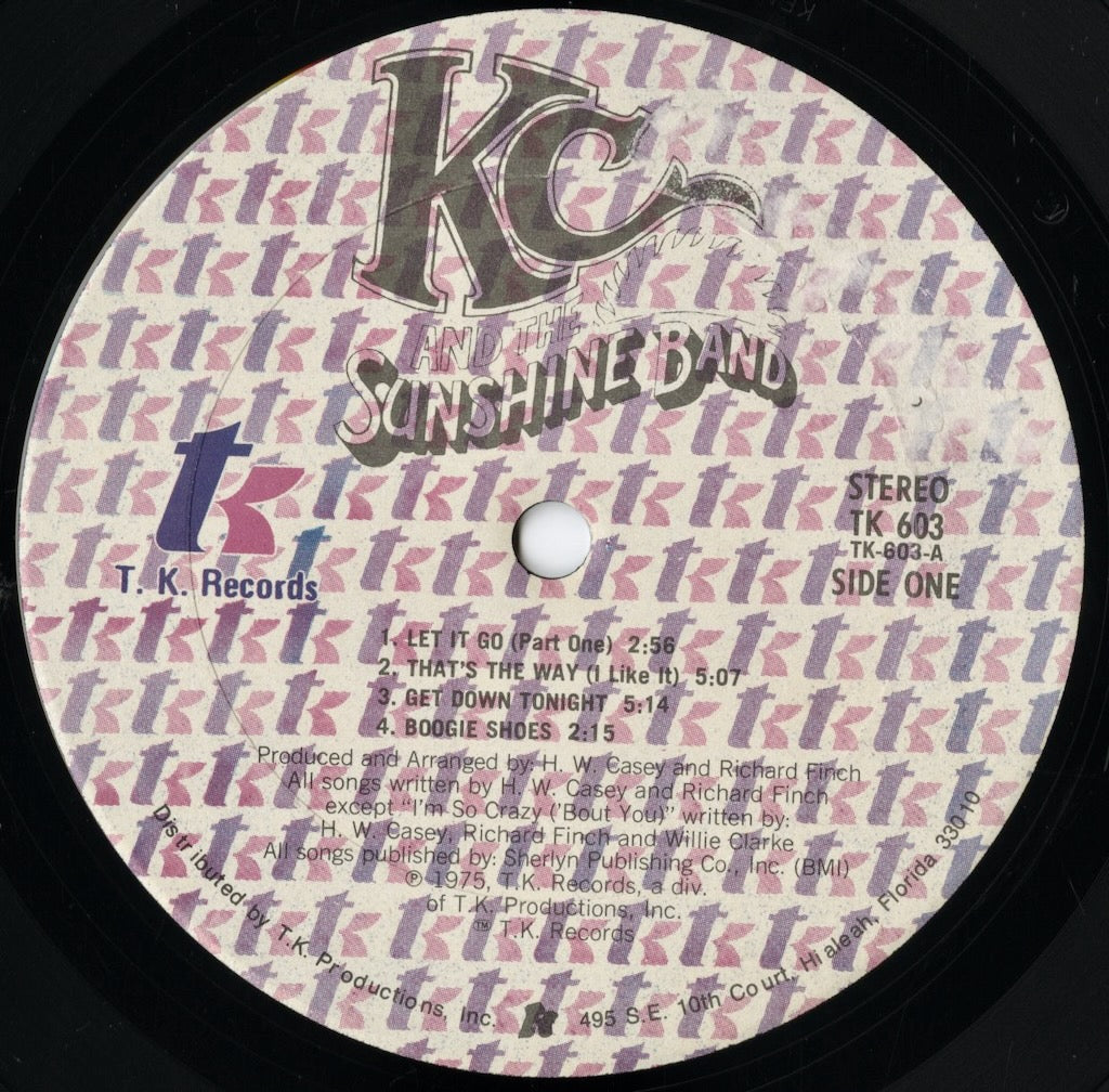 K.C. & The Sunshine Band / KC&サンシャイン・バンド (1975) (TK-603)