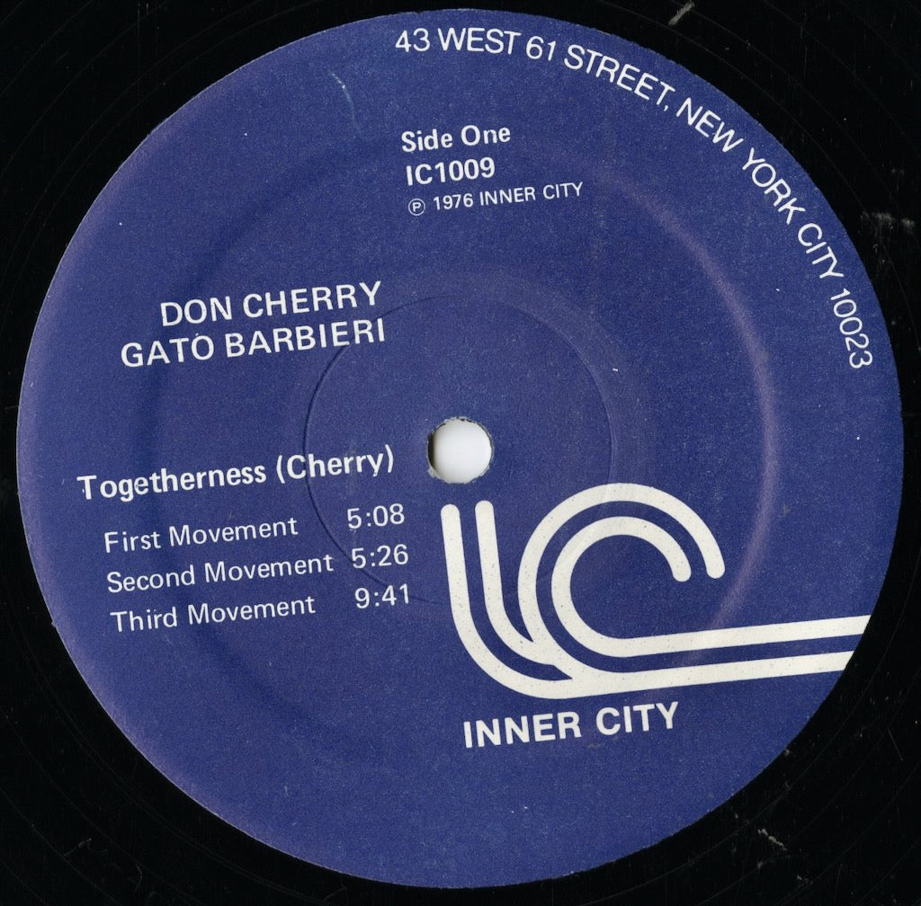 Gato Barbieri & Don Cherry / ガトー・バルビエリ ドン・チェリー / S.T. (IC1009)