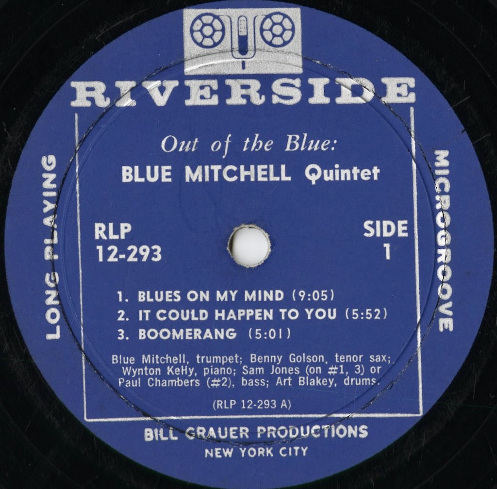 Blue Mitchell - Out Of The Blue (RLP 12-293) 1959 US Riverside|中古LP