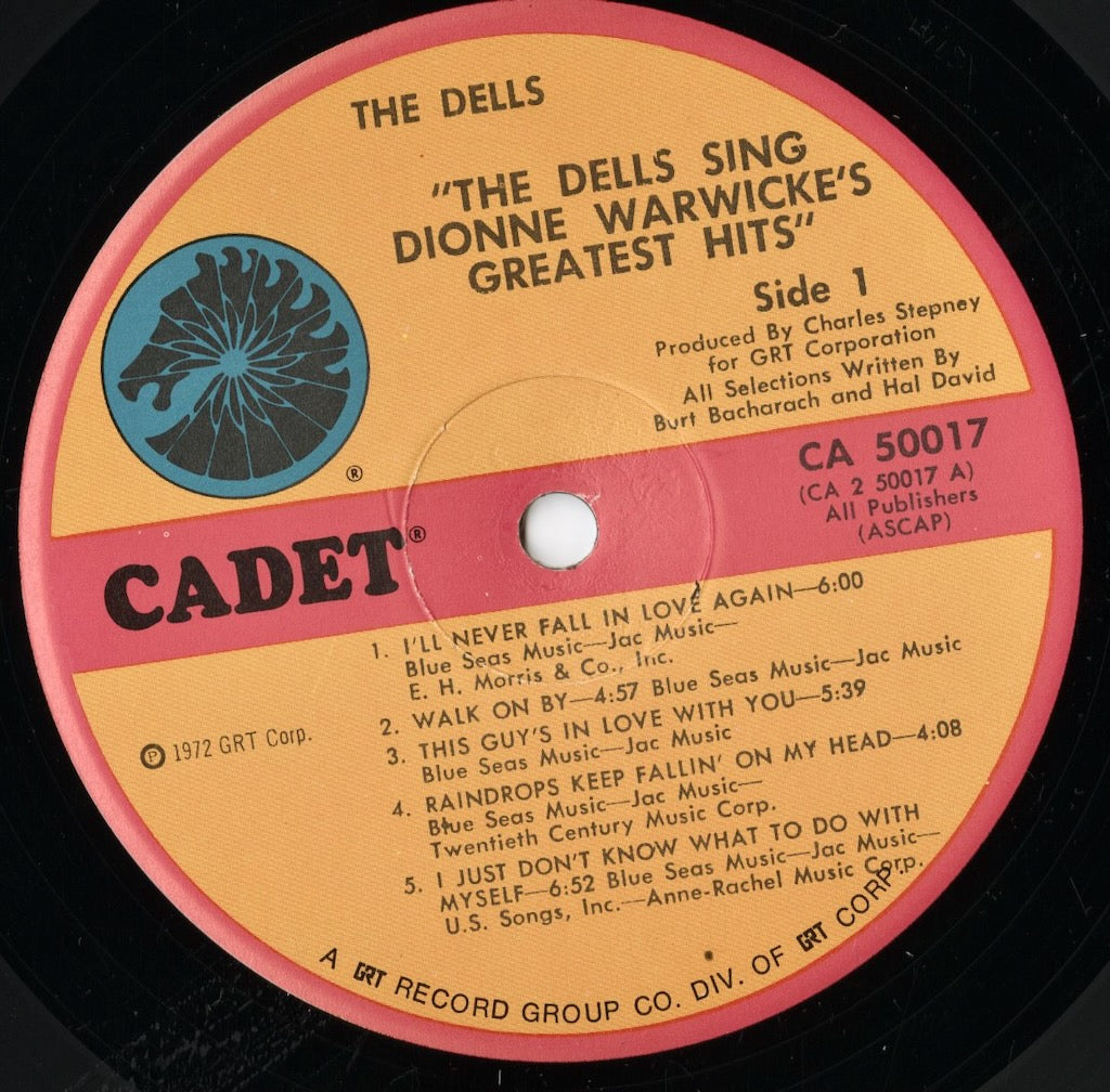 The Dells / デルズ / The Dells Sing Dionne Warwicke's Greatest Hits (CA 50017)