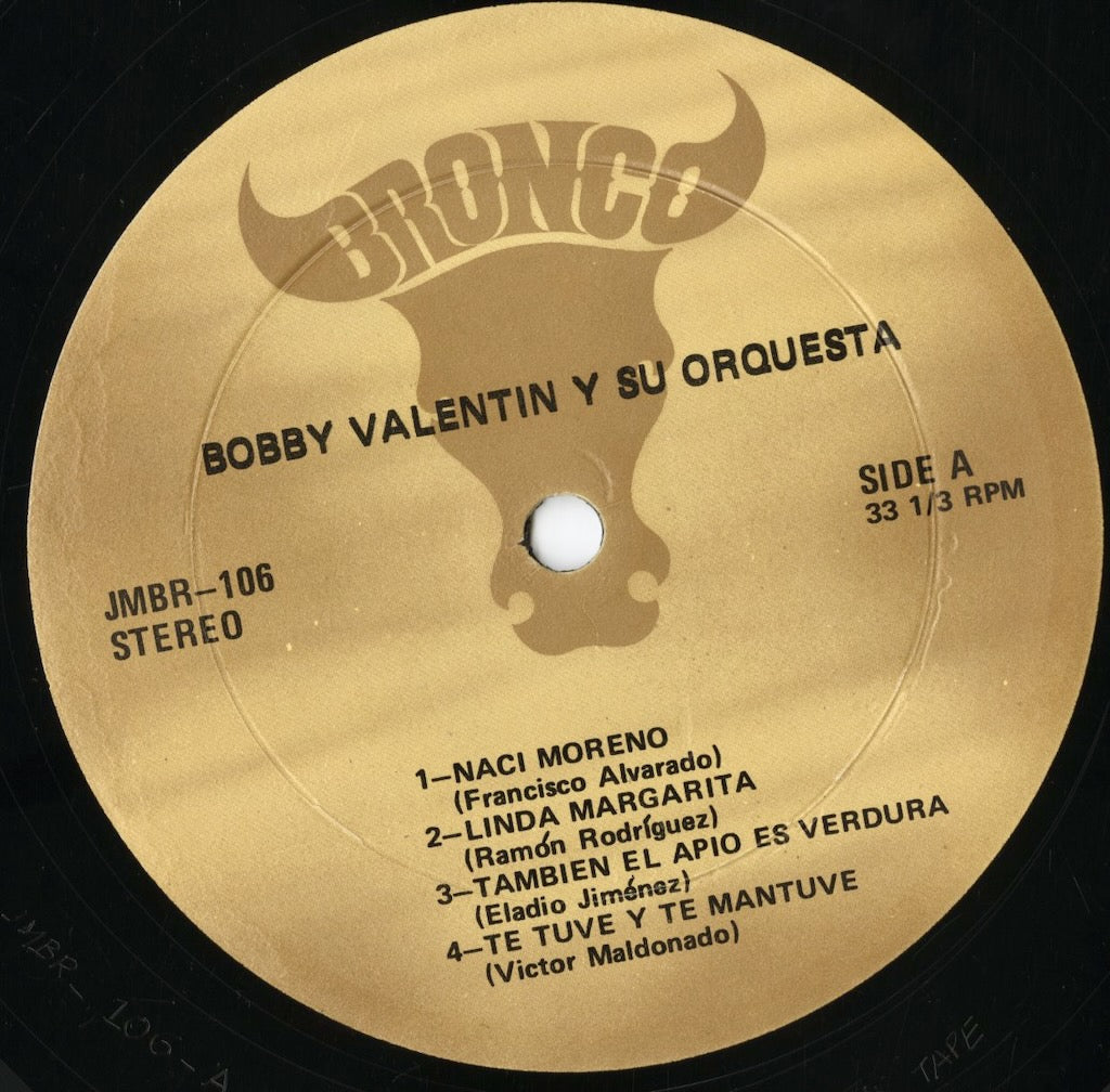 Bobby Valentin - Musical Seduction (JMBR-106) LP 1978 Puerto Rico Bronco|中古LP