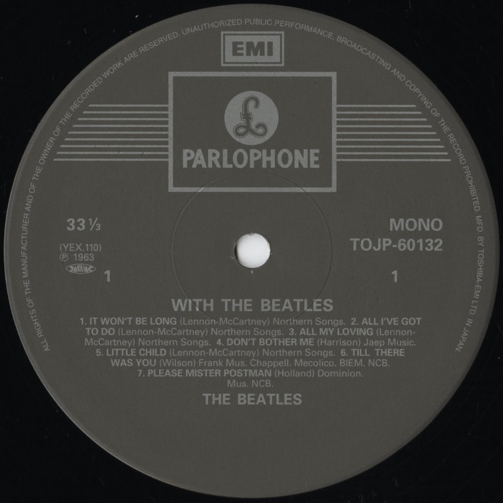 The Beatles - With The Beatles (TOJP-60132) 2003 JPN Parlophone|中古LP