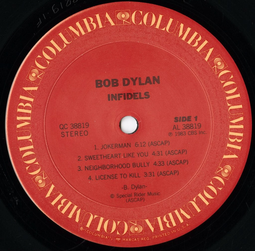 Bob Dylan / ボブ・ディラン / Infidels (QC 38819)