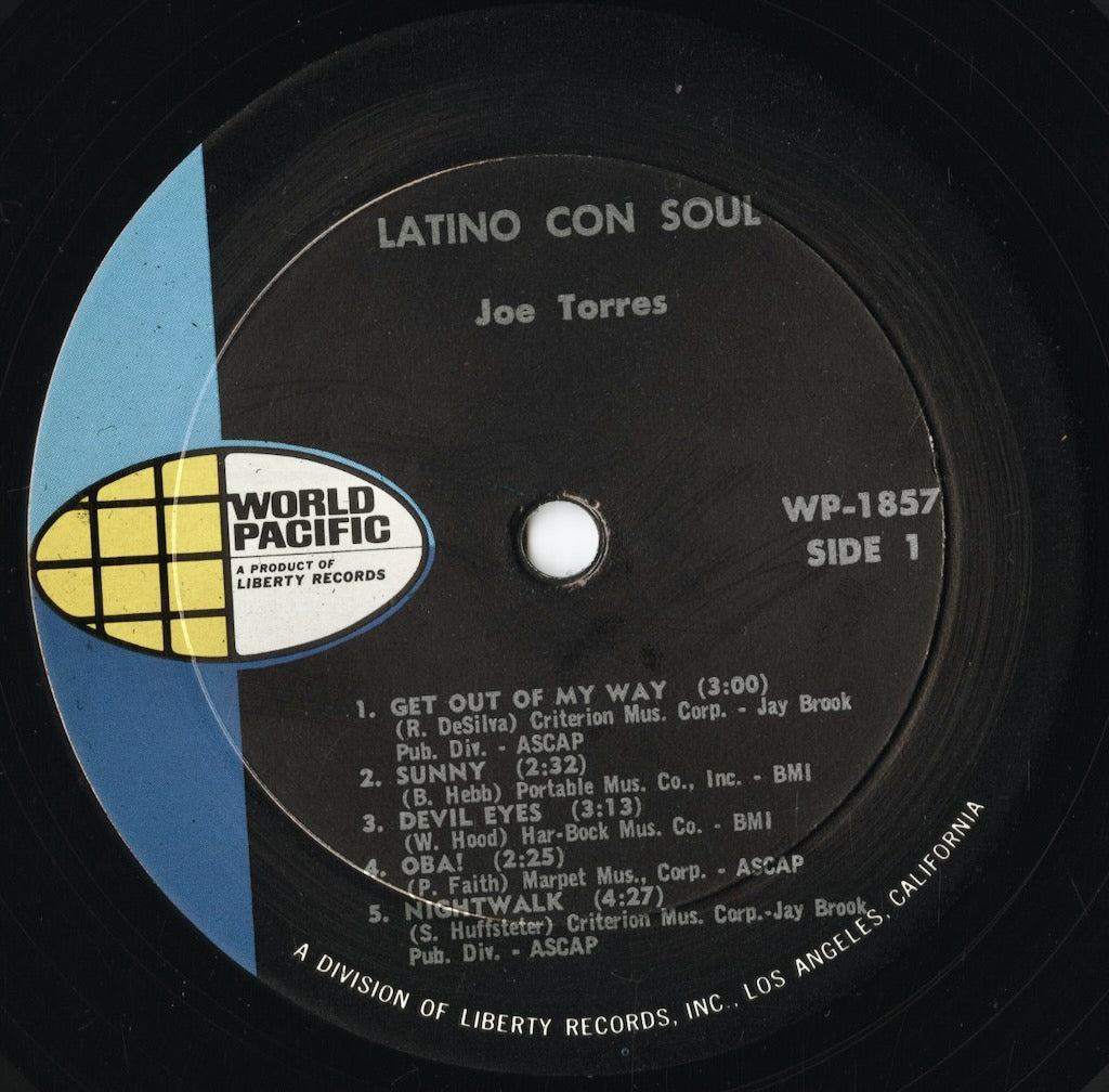 Joe Torres - Latino Con Soul (WP-1857) LP 1967 US World Pacific|中古LP
