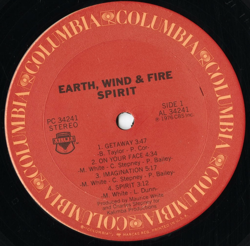 Earth Wind & Fire – Spirit (PC 34241) LP 1976 US Columbia|中古LP