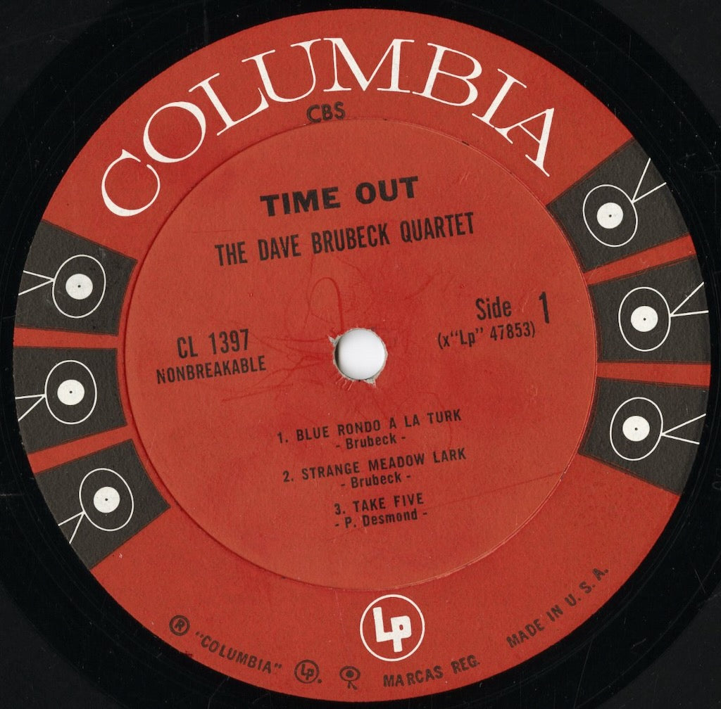 Dave Brubeck - Time Out (CL 1397) 1961 US Columbia - MONO|中古LP