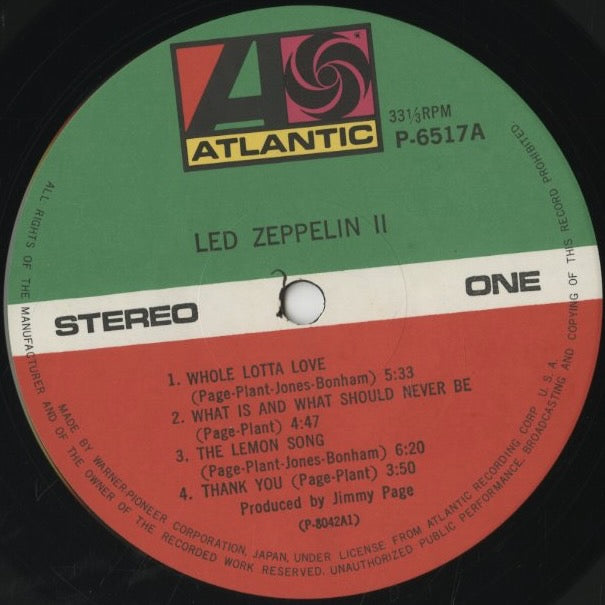Led Zeppelin / レッド・ツェッペリン / II (P-6517A)