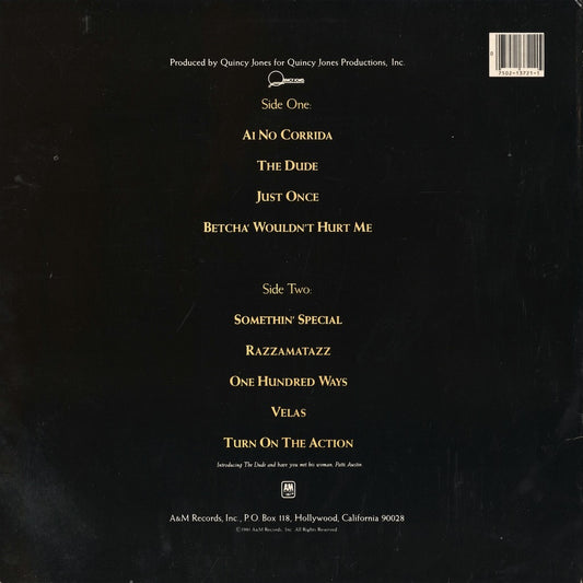 Quincy Jones / クインシー・ジョーンズ / The Dude (SP-3721)