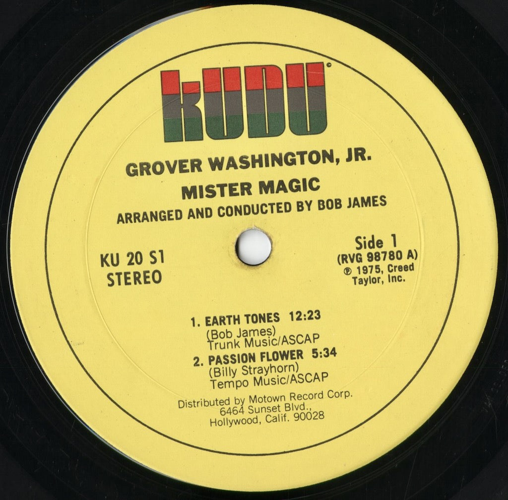 Grover Washington Jr. - Mister Magic (KU 20 S1) 1975 US KUDU|中古LP
