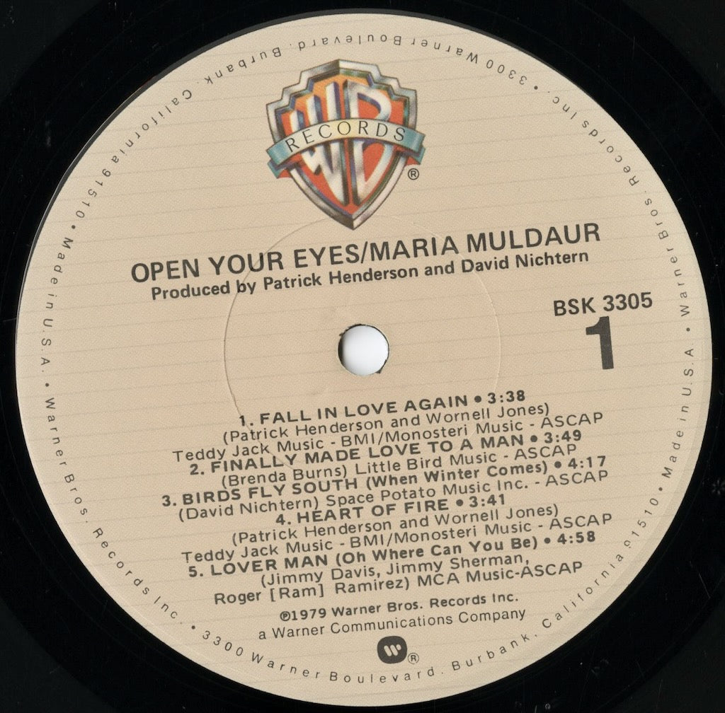 Maria Muldaur / マリア・マルダー / Open Your Eyes (BSK 3305)