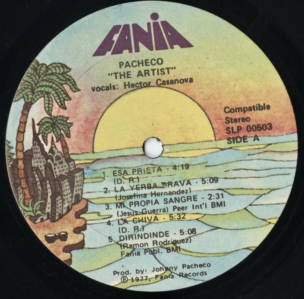 Pacheco - The Artist (JM 00503) LP 1977 US Fania|中古LP