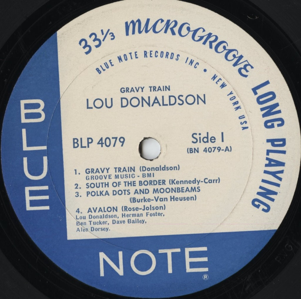Lou Donaldson - Gravy Train (BLP 4079) 1962 US Blue Note|中古LP