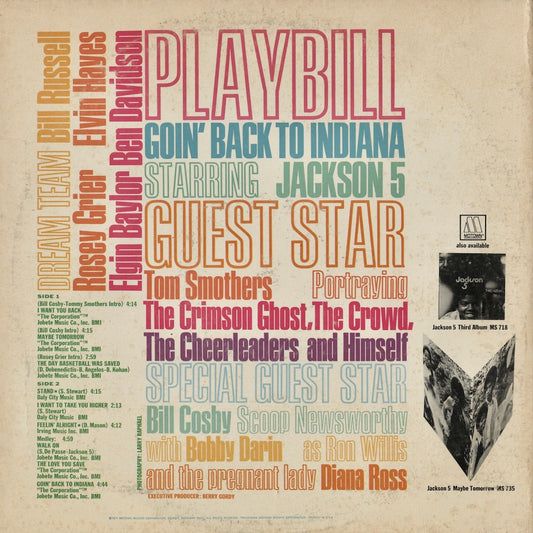 Jackson 5 / ジャクソン・ファイヴ / Goin' Back To Indiana (M 742-L)