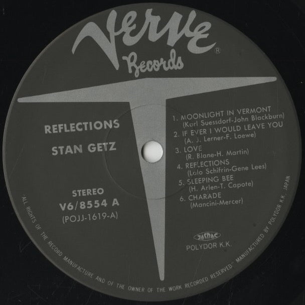 Stan Getz / スタン・ゲッツ / Reflections (POJJ-1619)