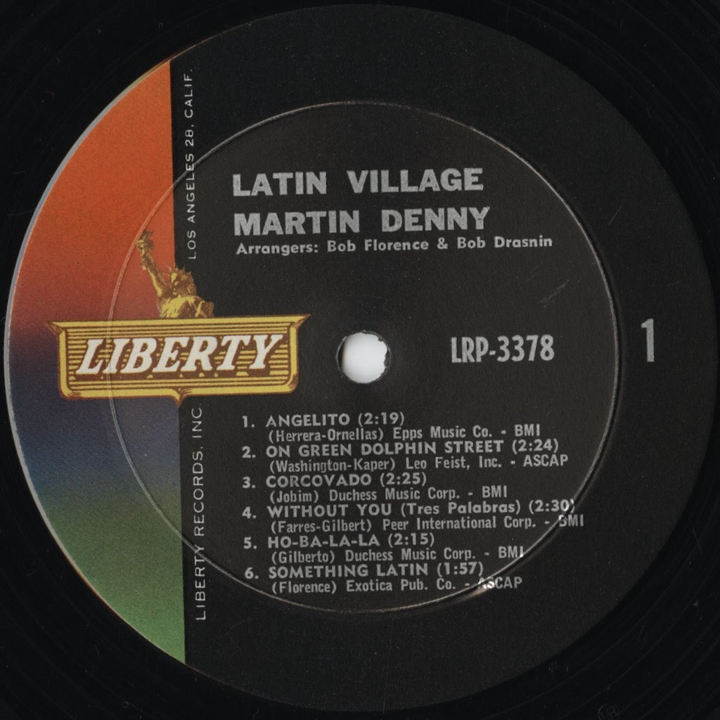 Martin Denny / Latin Village (LRP-3378) LP 1964 US Liberty MONO|中古LP