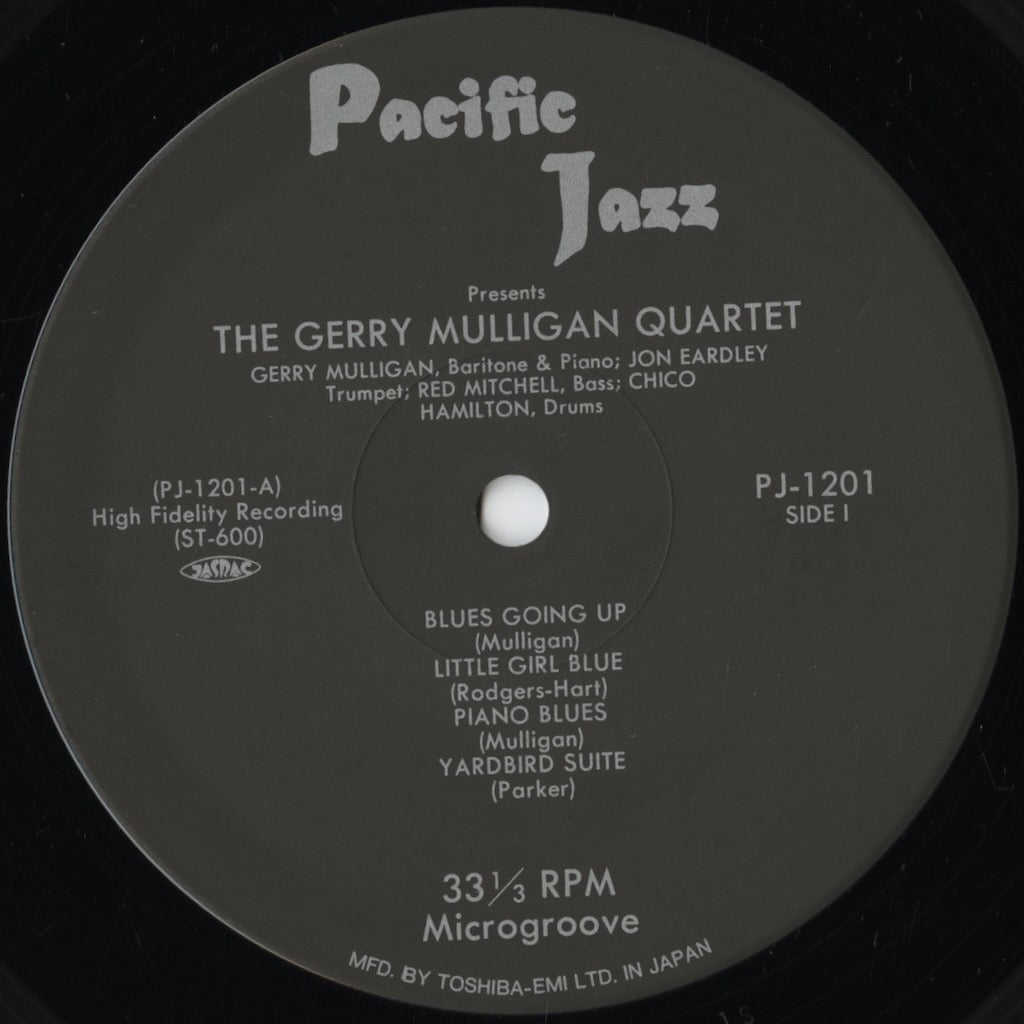 Gerry Mulligan - California Concerts (PJ-1201) LP 1991 JPN Pacific Jazz|中古LP