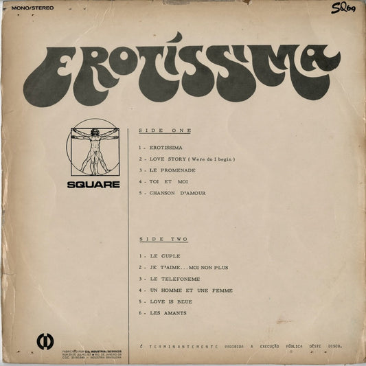 Erotissima - Erotissima (SQ69) 1969 BRA Square|中古LP