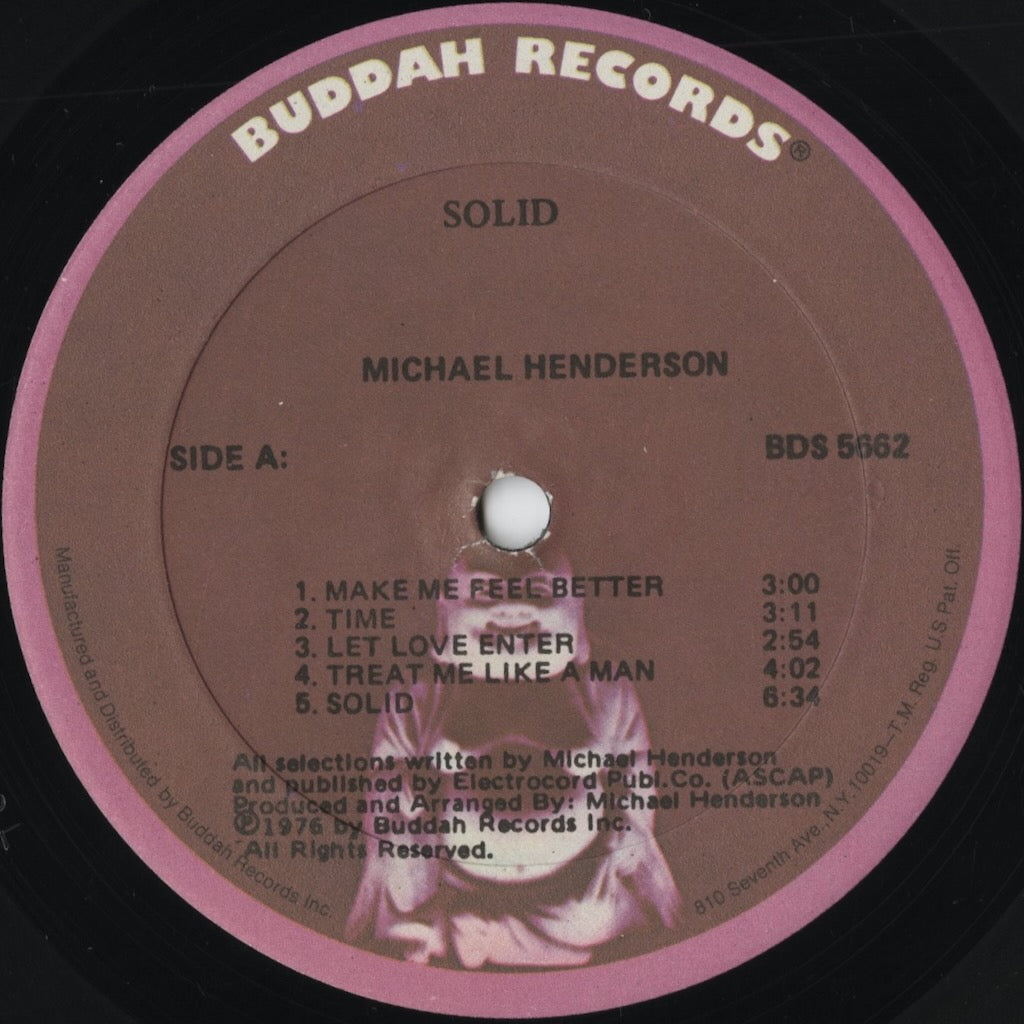 Michael Henderson – Solid (BDS 5662) LP 1976 US Buddah | 中古LP