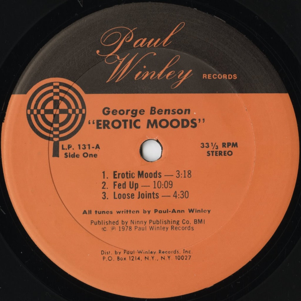 George Benson / ジョージ・ベンソン / Erotic Moods (L.P. 131)