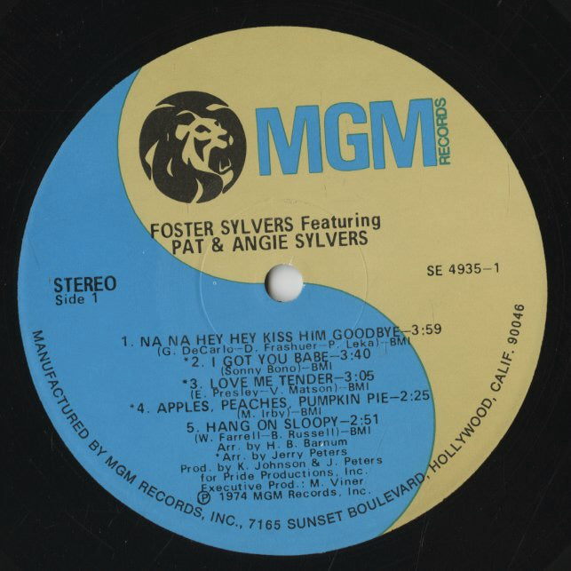 Foster Sylvers / フォスター・シルヴァース / Foster Sylvers Featuring Pat & Angie Sylvers (SE-4935)