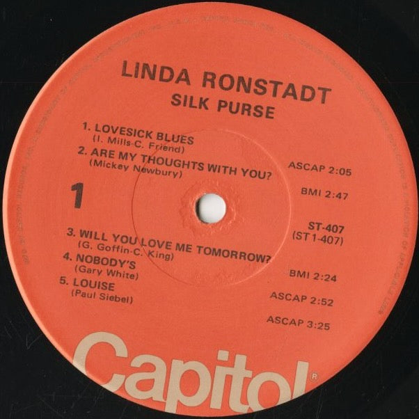 Linda Ronstadt / リンダ・ロンシュタット / Silk Purse (ST-407)