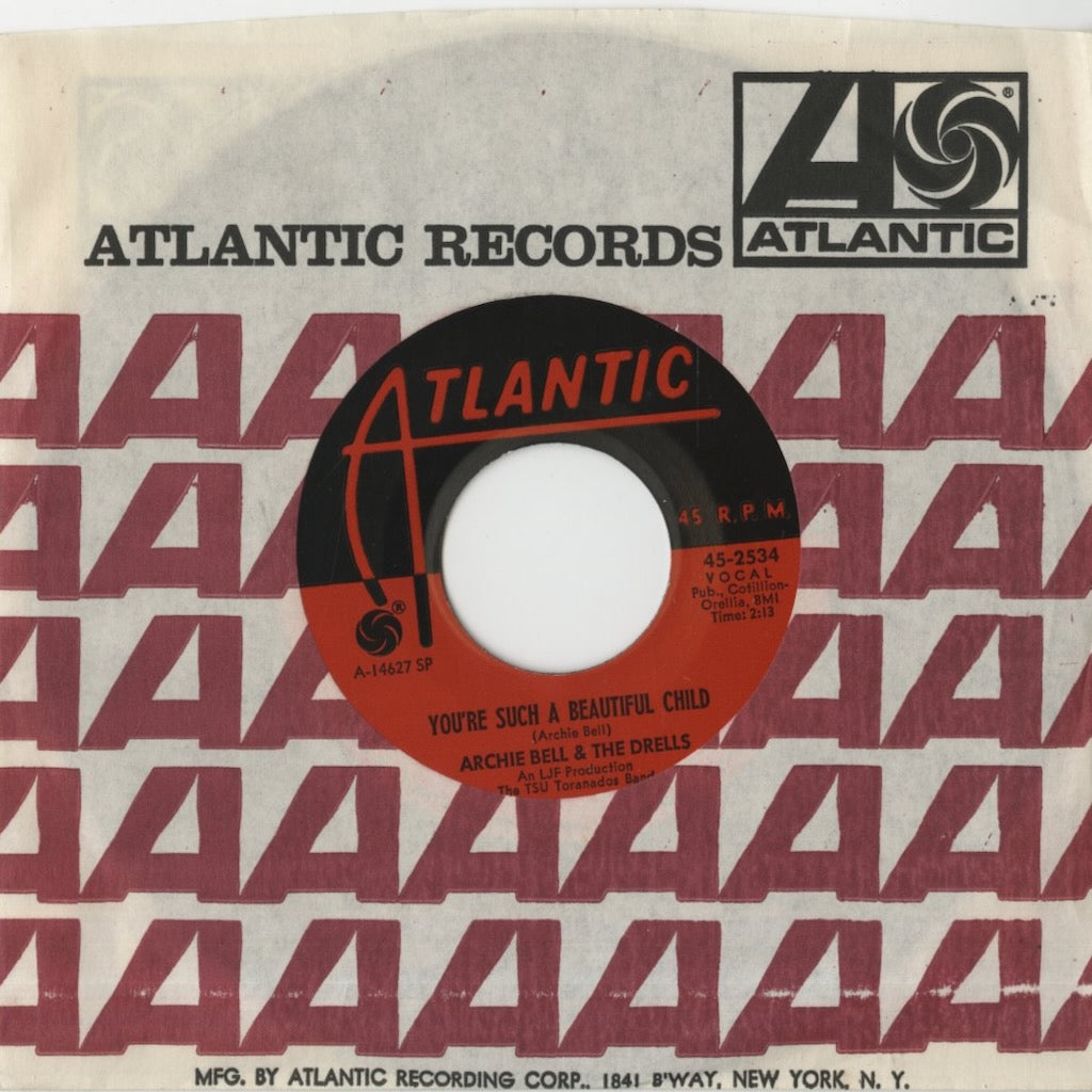 Archie Bell & The Drells / アーチー・ベル / I Can't Stop Dancing / You're Such A Beautiful Child -7 (45-2534)