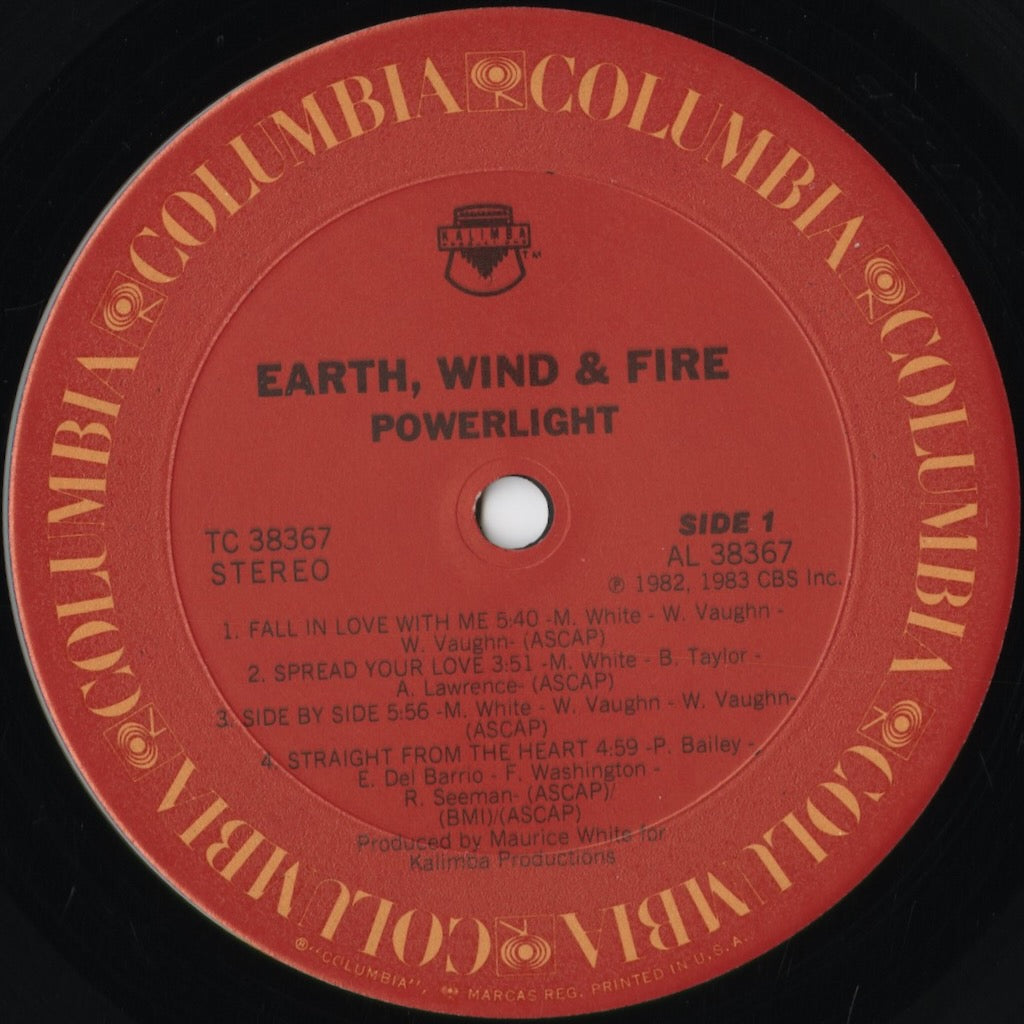 Earth, Wind & Fire - Powerlight (TC 38367) 1983 US Columbia|中古LP