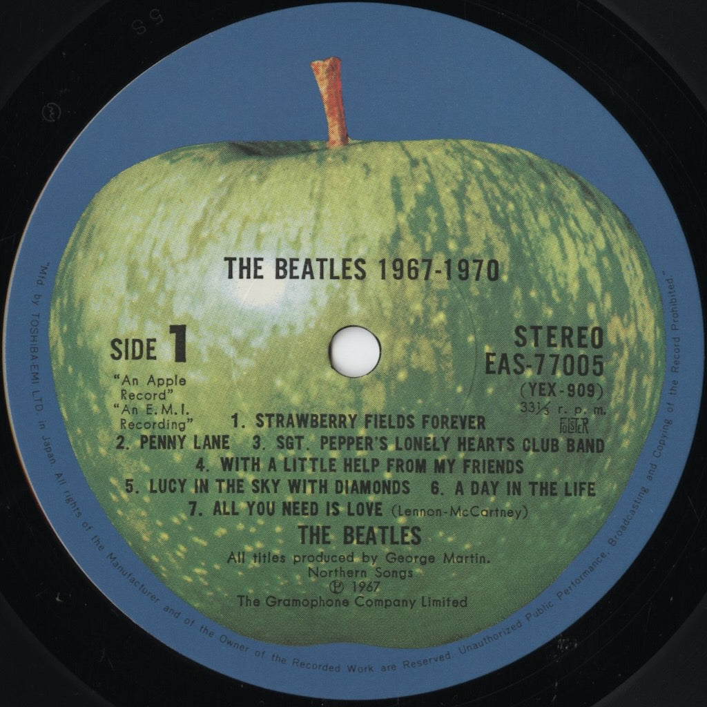 The Beatles - 1967-1970 (EAS-77005/6) 2LP 1976 JPN Apple|中古LP