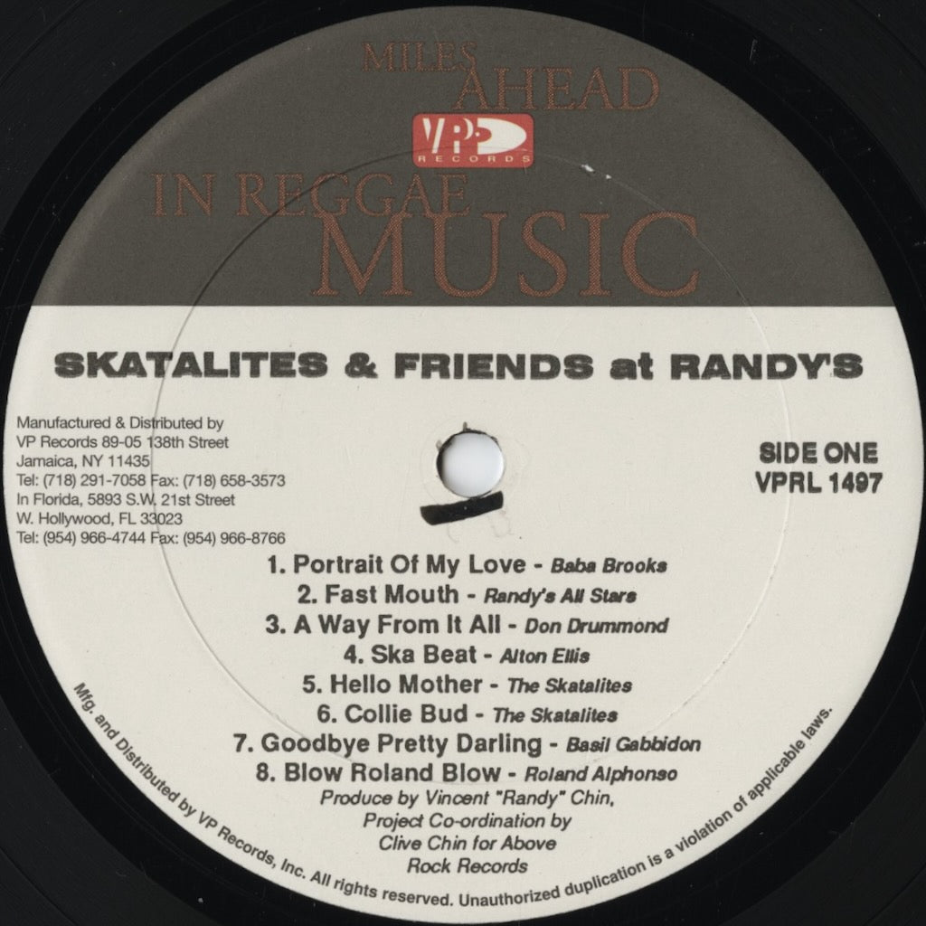 The Skatalites - Skatalites & Friends At Randy's (VPRL1497) LP 1998 US VP Records|中古LP