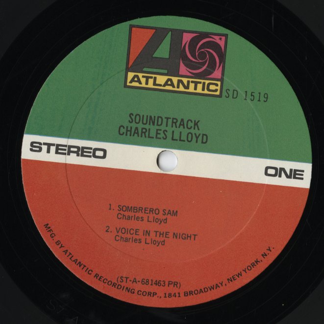 Charles Lloyd / チャールズ・ロイド / Soundtrack (SD 1519)