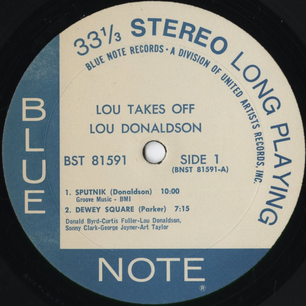 Lou Donaldson - Lou Takes Off (BST 81591) 1972 US Blue Note|中古LP