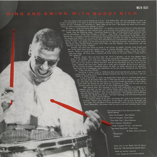 Buddy Rich / バディ・リッチ / Sing And Swing With Buddy Rich (POJJ-1585)