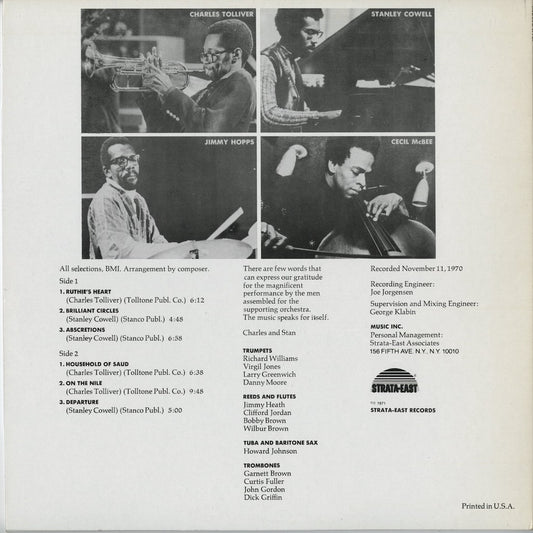 Music Inc. - Music Inc. (SES-1971) 1990's US Strata-East|中古LP