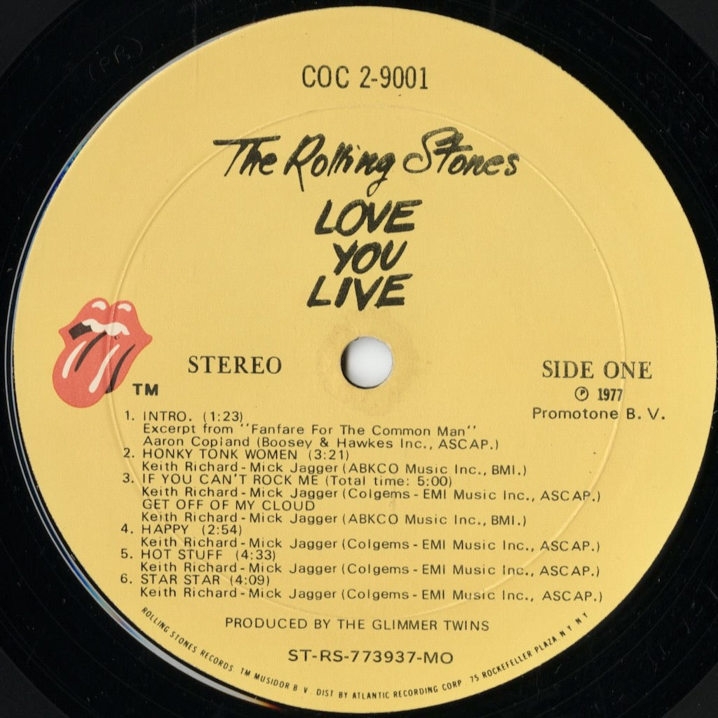 Rolling Stones / ローリング・ストーンズ / Love You Live -2LP (COC 2-9001)