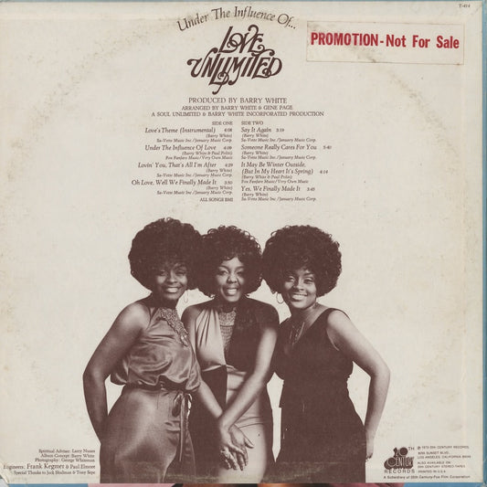 Love Unlimited / ラヴ・アンリミテッド / Under The Influence Of (T414)