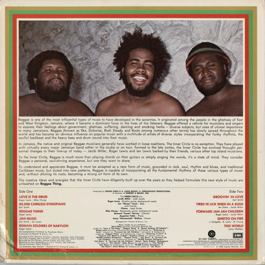 Inner Circle - Reggae Thing (ST-11574) LP 1976 US Capitol|中古LP