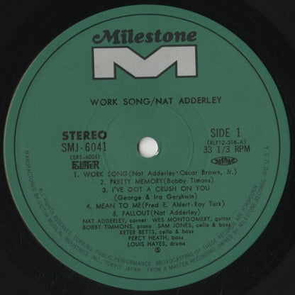Nat Adderley / ナット・アダレイ / Work Song (SMJ-6041)
