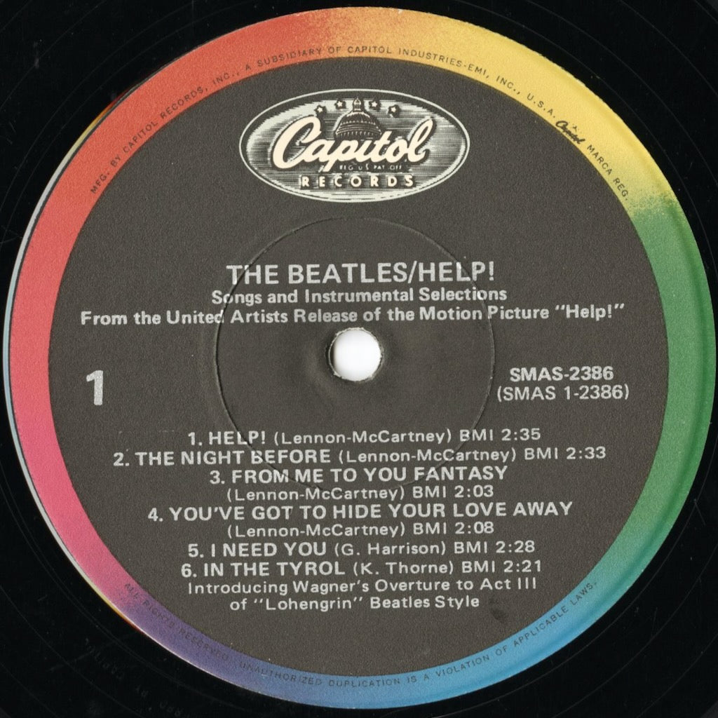 The Beatles / ビートルズ / Help! (Original Motion Picture Soundtrack) (SMAS-2386)