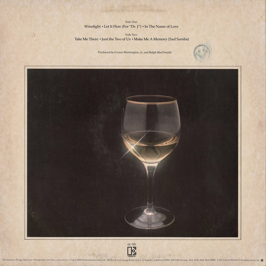 Grover Washington Jr. / グローヴァー・ワシントン・ジュニア / Winelight (6E-305) USオリジナル盤