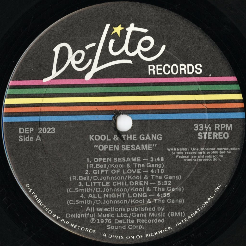 Kool & The Gang / クール&ザ・ギャング / Open Sesame (DEP 2023)