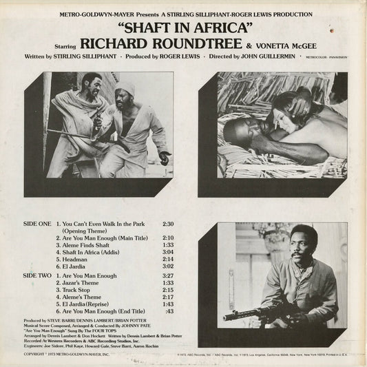 Johnny Pate - Shaft In Africa - OST (ABCX-793) LP 1973 US ABC|中古LP