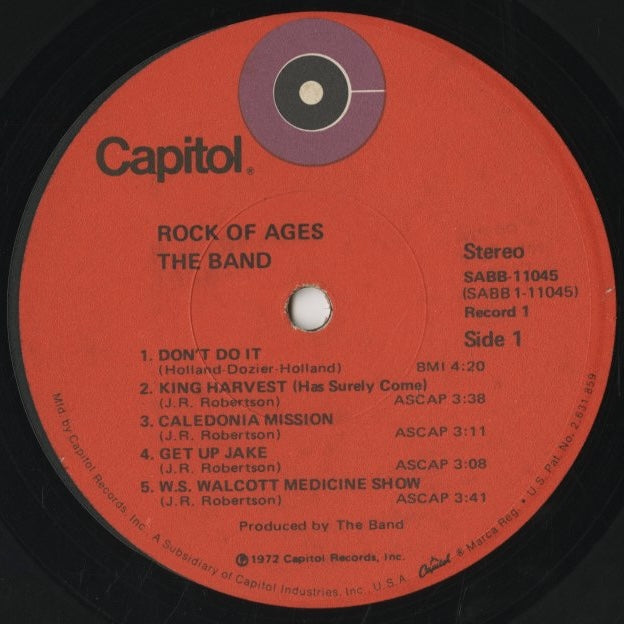The Band / ザ・バンド / Rock of Ages (SABB-11045)