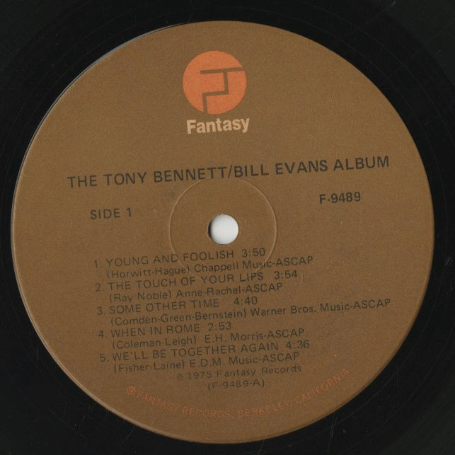 Tony Bennett / Bill Evans / トニー・ベネット ビル・エヴァンス / The Tony Bennett Bill Evans Album (F-9489)