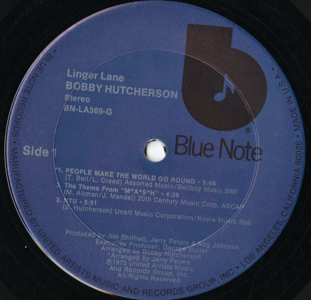 Bobby Hutcherson - Linger Lane (BN-LA369-G) 1975 US BLUE NOTE|中古LP