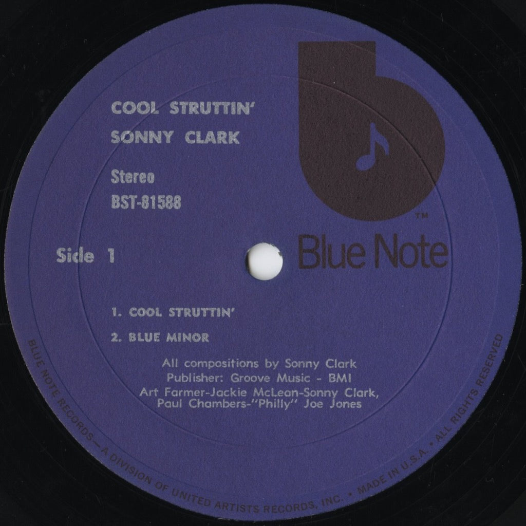 Sonny Clark - Cool Struttin' (BST-81588) 1973 US Blue Note - United Artists|中古LP