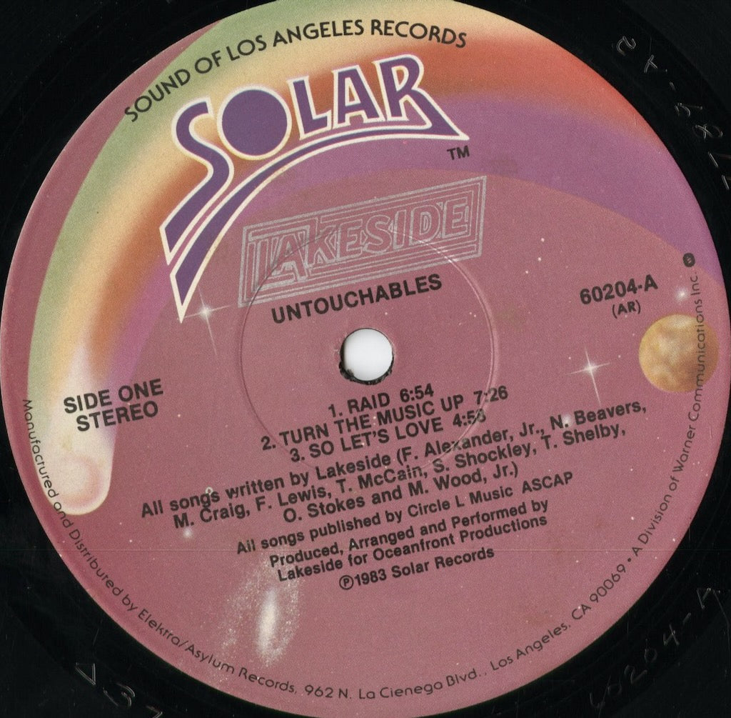 Lakeside - Untouchables (60204) 1983 US Solar|中古LP