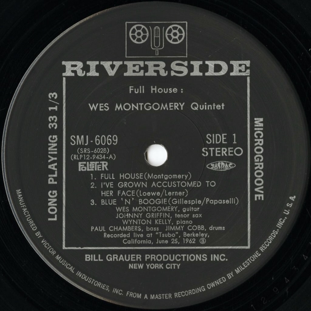 Wes Montgomery / ウェス・モンゴメリー / Full House (SMJ-6069)
